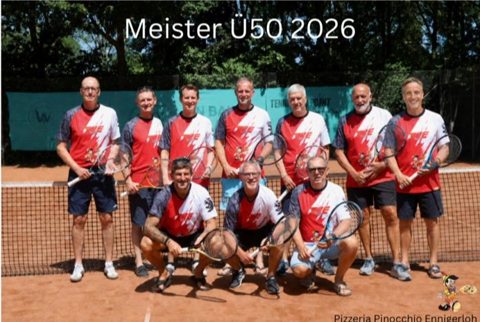 Herren 50 des TV Ennigerloh mit vorzeitigem Aufstieg