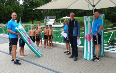 TVE-Mastersschwimmer gestalten Ferienspieltag